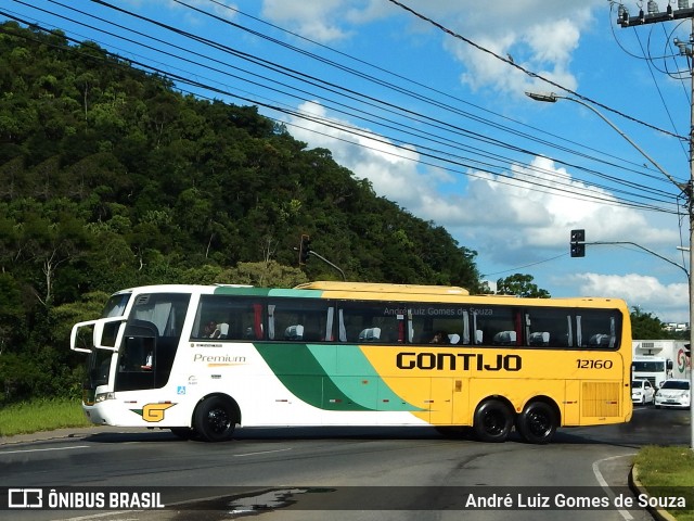 Empresa Gontijo de Transportes 12160 na cidade de Juiz de Fora, Minas Gerais, Brasil, por André Luiz Gomes de Souza. ID da foto: 6148450.