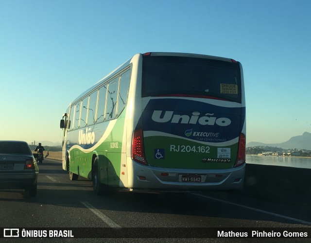 Viação União RJ 204.162 na cidade de Brasil, por Matheus  Pinheiro Gomes. Número da foto: #6149786.