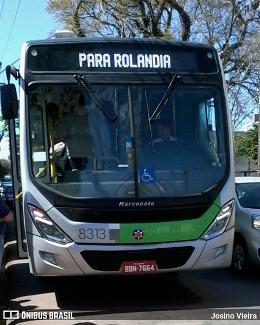 Viação Garcia 8313 na cidade de Apucarana, Paraná, Brasil, por Josino Vieira. Número da foto: #6149403.