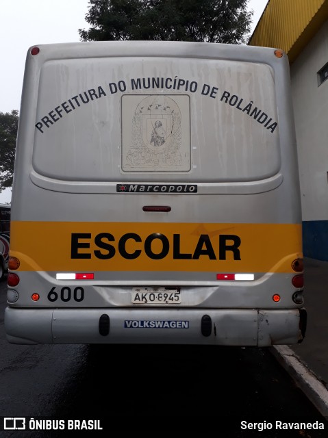 TCR - Transporte Coletivo Rolândia 600 na cidade de Apucarana, Paraná, Brasil, por Sergio Ravaneda. Número da foto: #6150859.