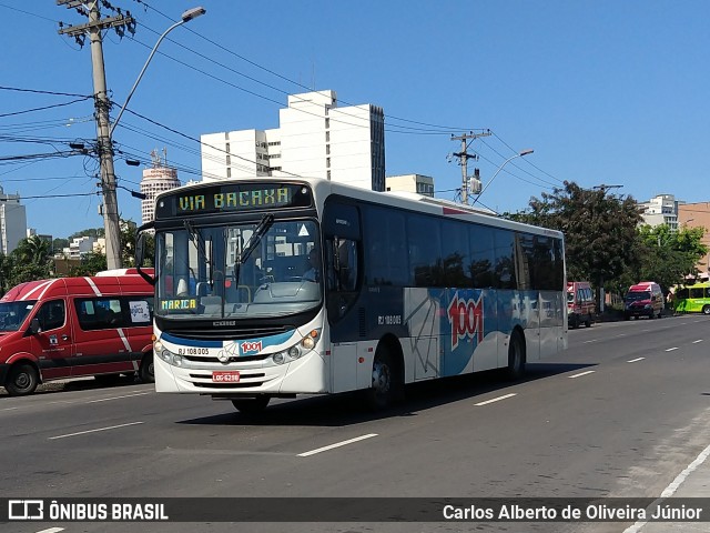 Auto Viação 1001 RJ 108.005 na cidade de Niterói, Rio de Janeiro, Brasil, por Carlos Alberto de Oliveira Júnior. ID da foto: 6150990.