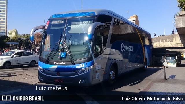 Viação Cometa 18503 na cidade de Belo Horizonte, Minas Gerais, Brasil, por Luiz Otavio Matheus da Silva. ID da foto: 6149920.