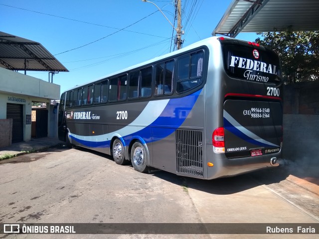 Federal Turismo 2700 na cidade de Congonhas, Minas Gerais, Brasil, por Rubens  Faria. ID da foto: 6150590.