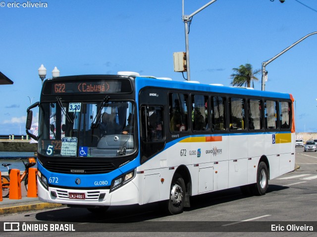 Transportadora Globo 672 na cidade de Recife, Pernambuco, Brasil, por Eric Oliveira. Número da foto: #6150507.