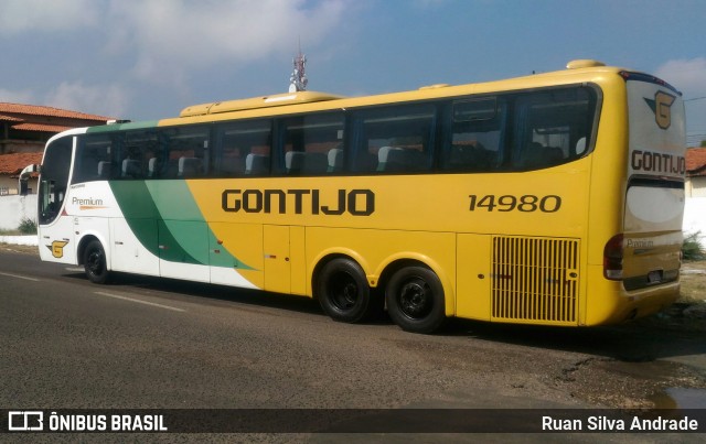 Empresa Gontijo de Transportes 14980 na cidade de Teresina, Piauí, Brasil, por Ruan Silva Andrade. ID da foto: 6150656.