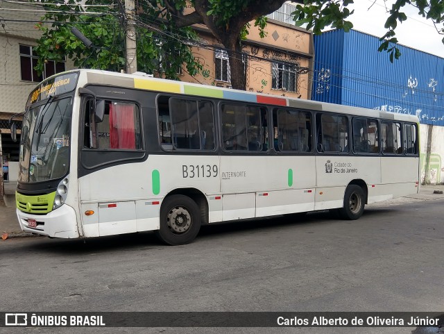 Viação VG B31139 na cidade de Rio de Janeiro, Rio de Janeiro, Brasil, por Carlos Alberto de Oliveira Júnior. ID da foto: 6150167.