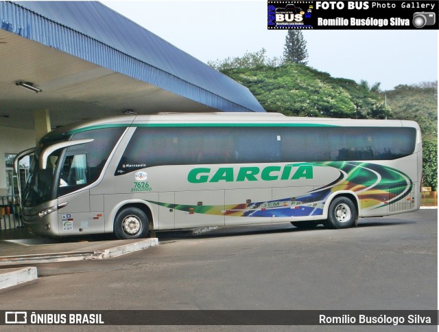 Viação Garcia 7626 na cidade de Rolândia, Paraná, Brasil, por Romílio Busólogo Silva . Número da foto: #6150954.