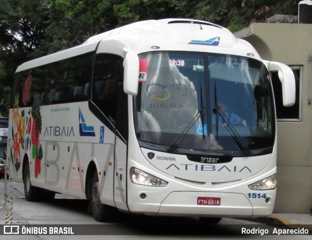 Viação Atibaia São Paulo 1514 na cidade de São Paulo, São Paulo, Brasil, por Rodrigo  Aparecido. Número da foto: #6151860.