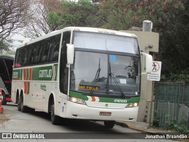 Empresa Gontijo de Transportes 21220 na cidade de São Paulo, São Paulo, Brasil, por Jonathan Braandão. ID da foto: 6152734.