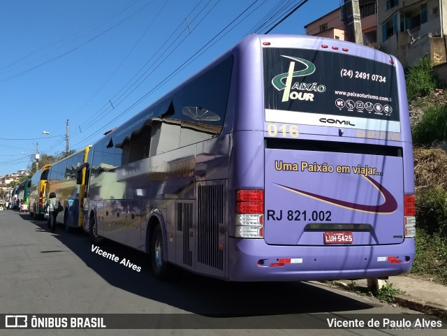 Paixão Tour RJ 821.002 na cidade de Congonhas, Minas Gerais, Brasil, por Vicente de Paulo Alves. ID da foto: 6152983.