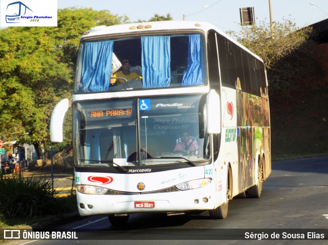 Eucatur - Empresa União Cascavel de Transportes e Turismo 4221 na cidade de Campinas, São Paulo, Brasil, por Sérgio de Sousa Elias. ID da foto: 6152360.