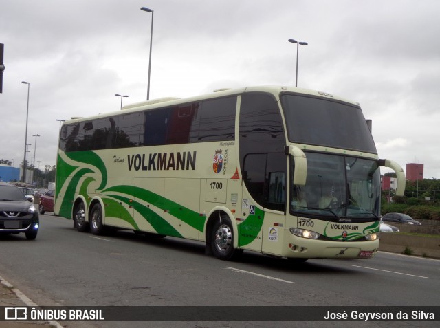 Empresa de Transportes Coletivos Volkmann 1700 na cidade de São Paulo, São Paulo, Brasil, por José Geyvson da Silva. ID da foto: 6152217.